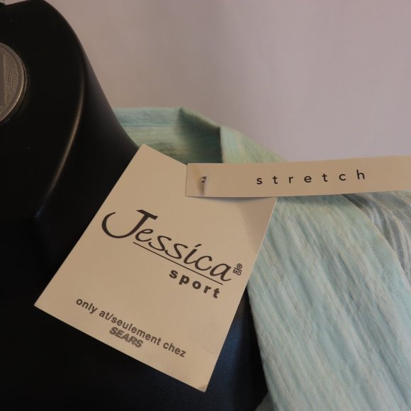 Jessica Sport (Sears): Mint Green Button Up Blouse - Picture 3 of 4